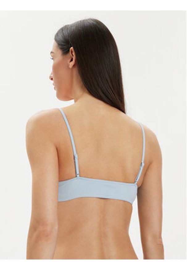 TOMMY HILFIGER - Tommy Hilfiger Góra od bikini UW0UW05307 Błękitny. Kolor: niebieski. Materiał: syntetyk