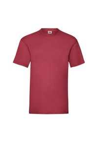 FRUIT OF THE LOOM - Koszulka Unisex Dla Dorosłych Valueweight. Kolor: czerwony