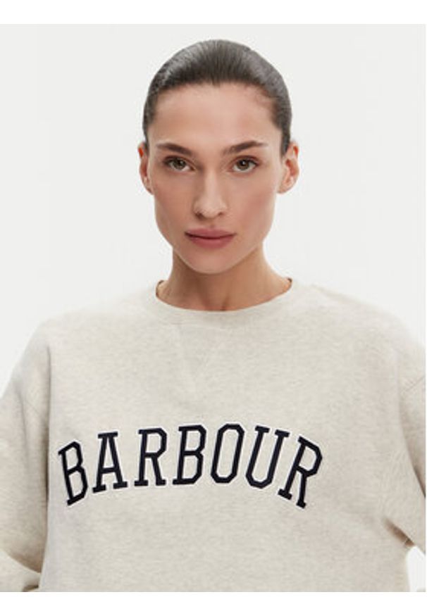 Barbour Bluza LOL0591WH71 Szary Regular Fit. Kolor: szary. Materiał: bawełna