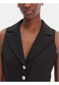 Morgan Kamizelka 251-CJANA.F Czarny Slim Fit. Kolor: czarny. Materiał: syntetyk #2