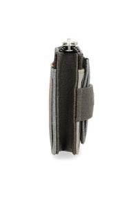 Etui na karty damskie Anekke, z efektownym nadrukiem i metalowym logo wyposażony w przegrodę na banknoty kieszeń na monety zamykaną na suwak oraz lic. Kolor: szary. Wzór: nadruk #4