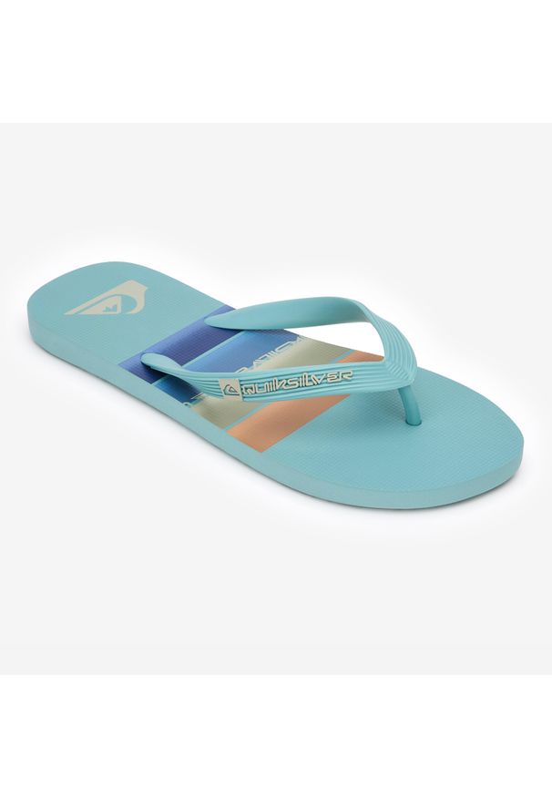Japonki męskie Quiksilver Ocean Explorer. Kolor: zielony. Materiał: kauczuk, syntetyk