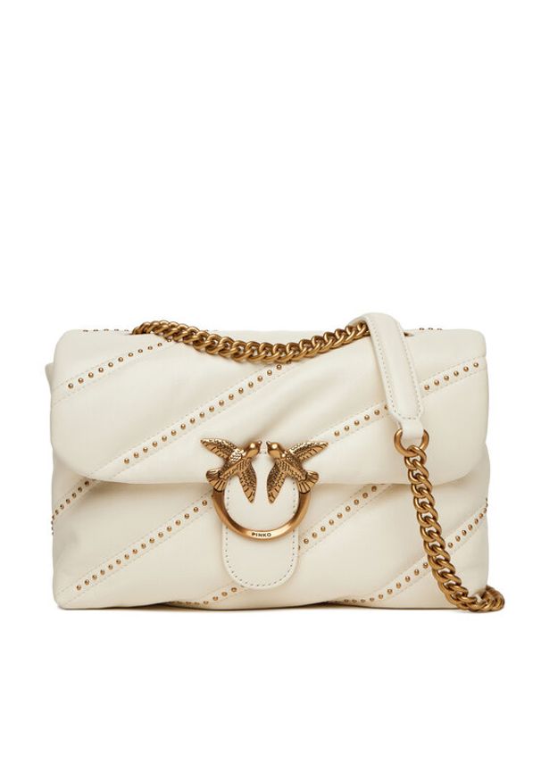 Pinko - PINKO Torebka Love Puff Classic Cl PE 25 PLTT 100038 A26T Écru. Materiał: skórzane