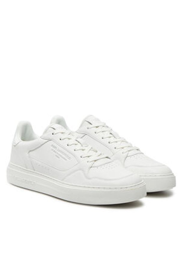 Karl Lagerfeld - KARL LAGERFELD Sneakersy KL51422 Biały. Kolor: biały. Materiał: skóra