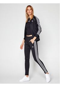 Adidas - adidas Spodnie dresowe Sst GD2361 Czarny Slim Fit. Kolor: czarny. Materiał: bawełna, dresówka, syntetyk #4