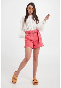 Twinset Milano - Koszula TWINSET. Materiał: koronka. Wzór: koronka, ażurowy #4