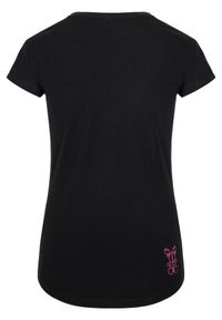 Damski bawełniany t-shirt Kilpi ALBION-W. Kolor: czarny. Materiał: bawełna