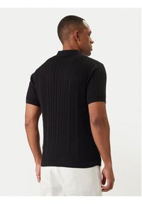 Karl Lagerfeld - KARL LAGERFELD Polo 655016 562304 Czarny Regular Fit. Typ kołnierza: polo. Kolor: czarny. Materiał: bawełna #4