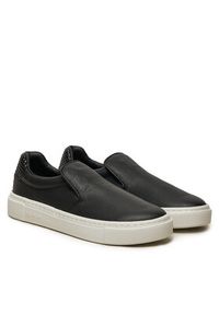 Calvin Klein Sneakersy Cupsole Slip On HW0HW02297 Czarny. Zapięcie: bez zapięcia. Kolor: czarny. Materiał: skóra