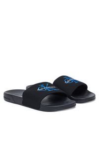 Calvin Klein Klapki Ee Slide Cv YM0YM01393 Czarny. Kolor: czarny. Materiał: materiał #5