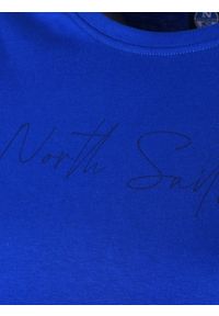 North Sails T-shirt | 90 2356 000 | T-Shirt S/S W/Logo | Kobieta | Niebieski. Okazja: na co dzień. Kolor: niebieski. Materiał: bawełna. Wzór: nadruk. Styl: casual