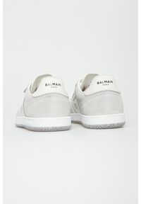 Balmain - Sneakersy męskie skórzane Swan BALMAIN. Materiał: skóra #3