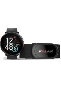 POLAR - Zegarek sportowy Polar Vantage V3 H10 Czarny (VANTAGE V3 H10 BLK/BLK S-L). Kolor: czarny. Materiał: polar. Styl: sportowy #1