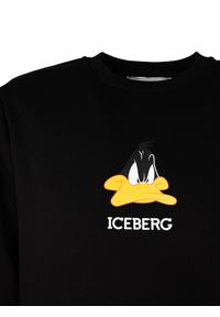 Iceberg Bluza "Daffy" | E0146300 | Mężczyzna | Czarny. Okazja: na co dzień. Kolor: czarny. Materiał: bawełna. Wzór: nadruk. Styl: casual, klasyczny #3
