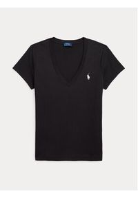 Polo Ralph Lauren T-Shirt 211902403003 Czarny Regular Fit. Typ kołnierza: polo. Kolor: czarny. Materiał: bawełna #5