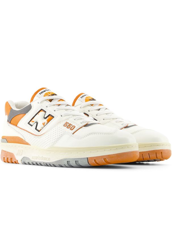 Buty unisex New Balance BB550VTF – multikolor. Okazja: na co dzień. Kolor: wielokolorowy. Materiał: skóra. Szerokość cholewki: normalna