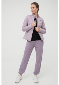 4f - 4F kurtka sportowa kolor fioletowy przejściowa. Kolor: fioletowy. Materiał: włókno, puch, materiał. Technologia: Primaloft #5