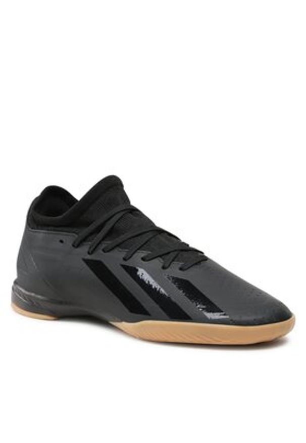 Adidas - adidas Buty do piłki nożnej X Crazyfast.3 Indoor Boots ID9343 Czarny. Kolor: czarny. Materiał: skóra