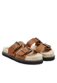 Castañer Espadryle Ter/261 025673 Brązowy. Kolor: brązowy. Materiał: skóra