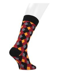 Kazar - Bawełniane skarpety w romby. Materiał: bawełna. Wzór: geometria #5