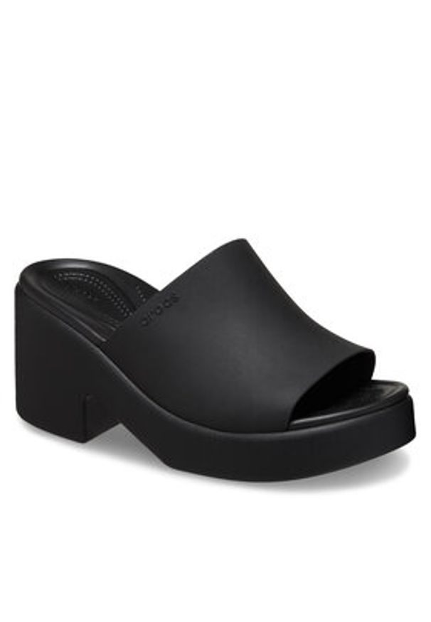 Crocs Klapki Brooklyn Slide Heel 209408 Czarny. Kolor: czarny