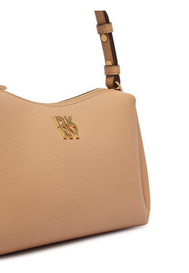 DKNY Torebka Remy R423AE54 Beżowy. Kolor: beżowy. Materiał: skórzane