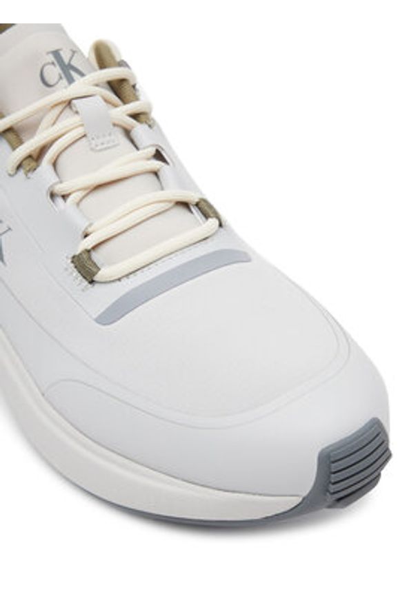 Calvin Klein Jeans Sneakersy Athleisure Runner Tech Ripstop YM0YM01205 Écru. Materiał: materiał