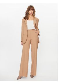 Marella Spodnie materiałowe Ribelle 2331361138200 Brązowy Regular Fit. Kolor: brązowy. Materiał: materiał, syntetyk #4
