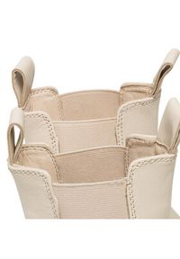 Badura Sztyblety 222FW67 Beżowy. Kolor: beżowy. Materiał: skóra #5