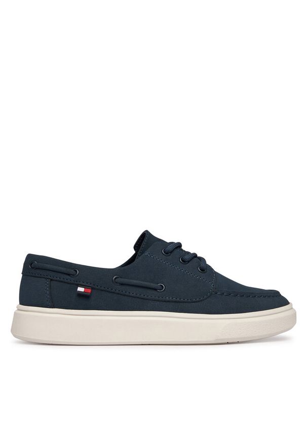 TOMMY HILFIGER - Półbuty Tommy Hilfiger. Kolor: niebieski
