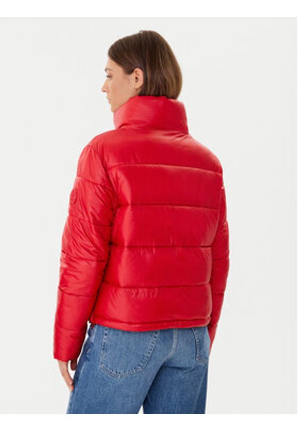 JOOP! Jeans Kurtka zimowa 10020323 30048933 Czerwony Regular Fit. Kolor: czerwony. Materiał: syntetyk. Sezon: zima