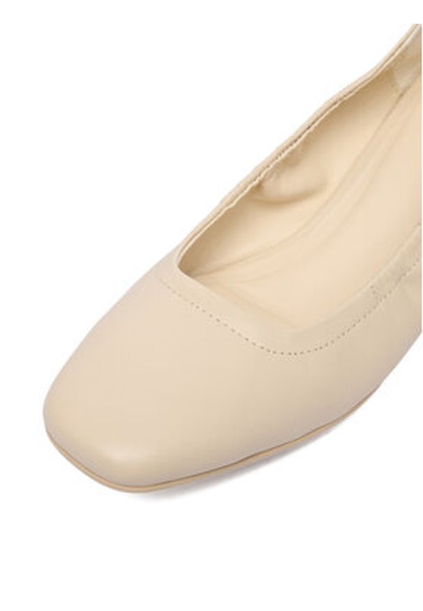 Gino Rossi - GINO ROSSI Czółenka EO-GL97D-170 Beżowy. Kolor: beżowy. Materiał: skóra