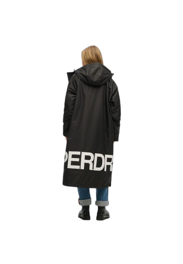 Kurtka przeciwdeszczowa damska Superdry. Kolor: czarny, biały, wielokolorowy