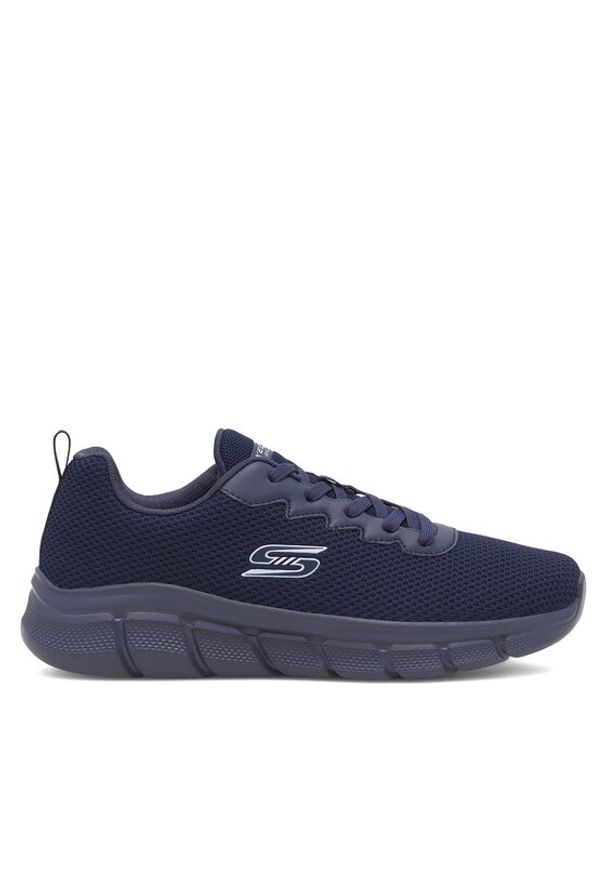 skechers - Skechers Sneakersy Bobs B Flex 118106 NVY Granatowy. Kolor: niebieski. Materiał: materiał