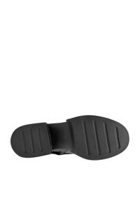 Wittchen - Botki skórzane z suwakiem z przodu. Kolor: wielokolorowy, czarny, szary. Materiał: skóra, lakier. Sezon: jesień, zima. Obcas: na obcasie. Styl: elegancki. Wysokość obcasa: średni #4