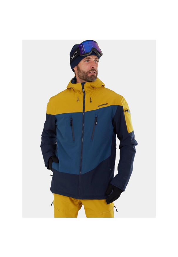 FUNDANGO - Kurtka Narciarska Męska Fundango Privet Allmtn. Kolor: niebieski, wielokolorowy, żółty. Sezon: zima. Sport: narciarstwo