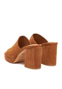 DeeZee Klapki KK5606-1 Brązowy. Kolor: brązowy. Materiał: materiał #5