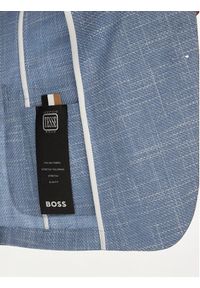 BOSS - Boss Marynarka C-Hanry-233 50514665 Niebieski Slim Fit. Kolor: niebieski. Materiał: wełna #6