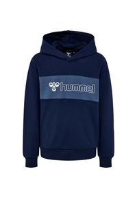 Dziecięca bluza dresowa z kapturem Hummel hmlAtlas. Typ kołnierza: kaptur. Kolor: wielokolorowy, niebieski, czarny. Materiał: dresówka #1
