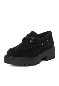 Badura Loafersy EO-AZALEA-8126-25 Czarny. Kolor: czarny. Materiał: zamsz, skóra