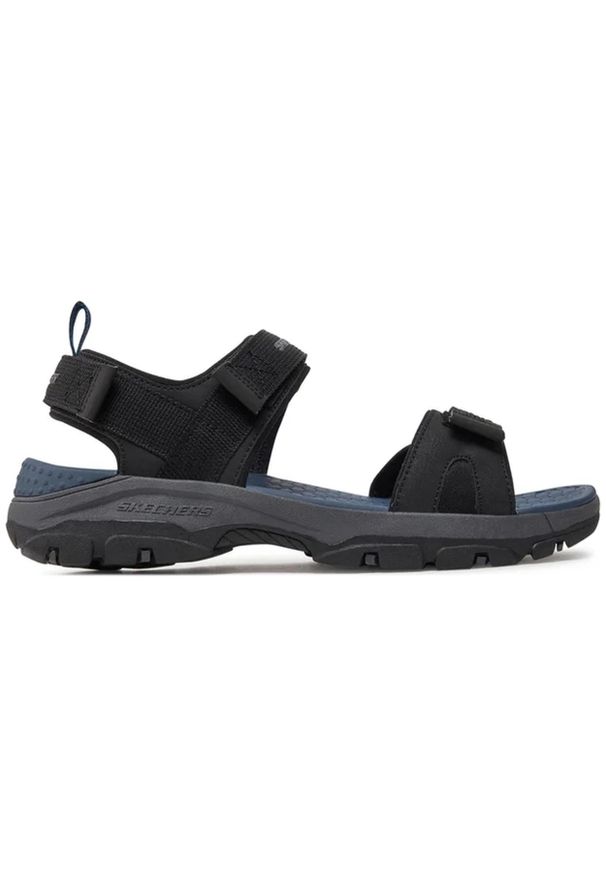 skechers - Sandały męskie SKECHERS Tresmen Ryer. Kolor: czarny. Sport: turystyka piesza