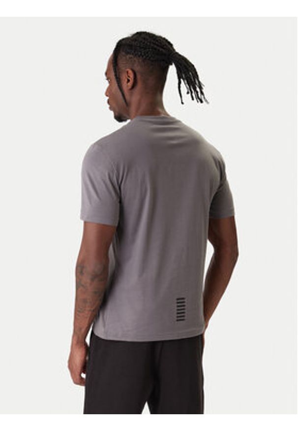 EA7 Emporio Armani T-Shirt 8NPT25 PJVPZ U8086 Szary Regular Fit. Kolor: szary. Materiał: bawełna
