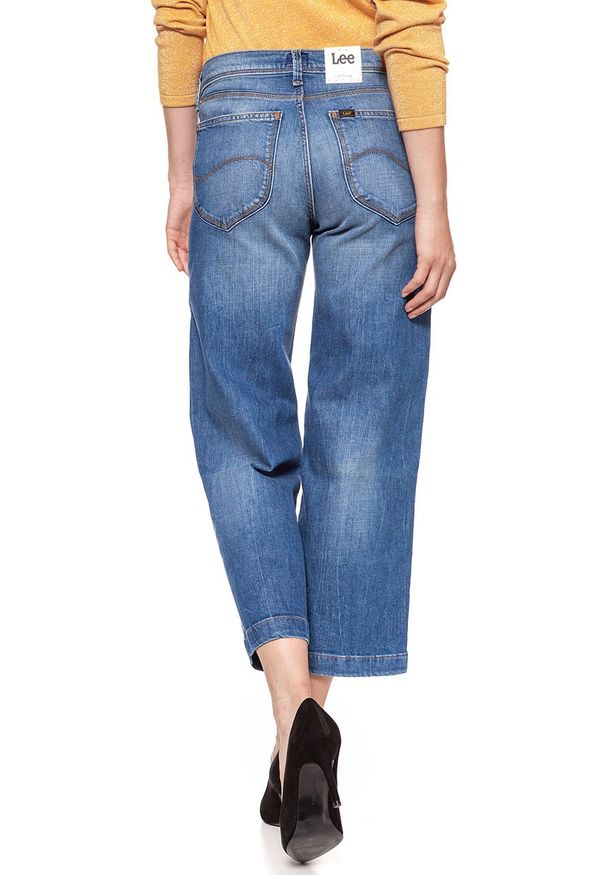 Lee - SPODNIE DAMSKIE LEE AUBERRY AUTHENTIC BLUE L350BCQD. Stan: podwyższony