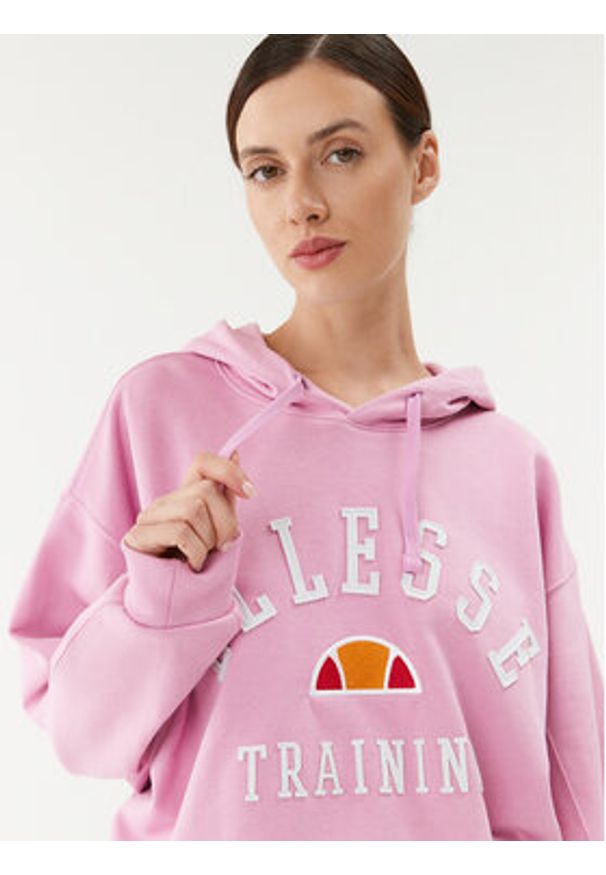 Ellesse Bluza SGP159123 Różowy Regular Fit. Kolor: różowy. Materiał: bawełna