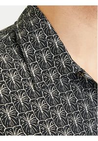 Jack & Jones - Jack&Jones Koszula Marshall 12271103 Czarny Wide Fit. Kolor: czarny. Materiał: wiskoza #7