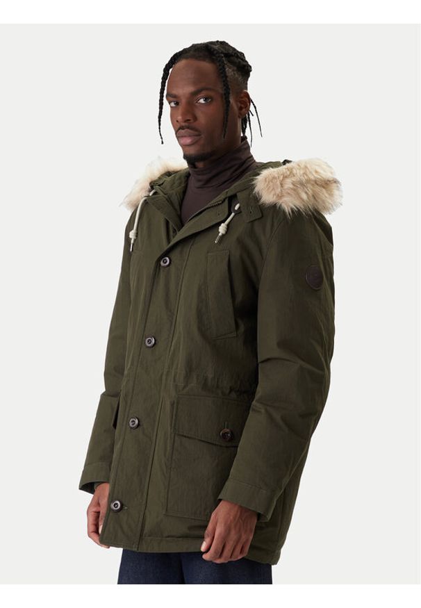GANT - Gant Parka 7006570 Zielony Regular Fit. Kolor: zielony. Materiał: syntetyk