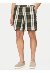 Barbour Szorty materiałowe MST0081TN51 Zielony Regular Fit. Kolor: zielony. Materiał: bawełna #1