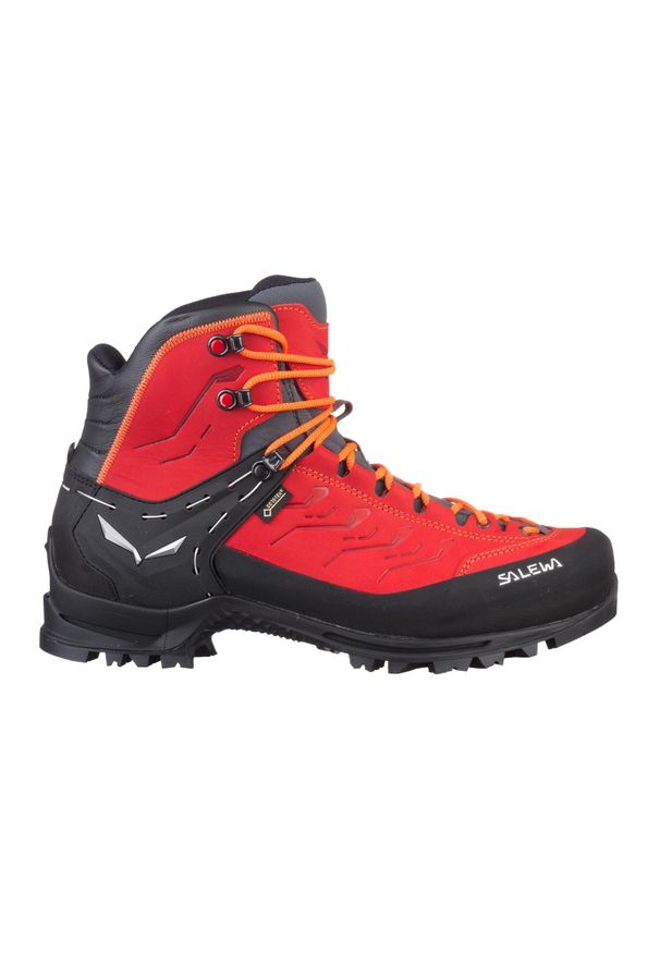 Buty Trekkingowe Męskie Salewa Rapace Gtx. Wysokość cholewki: za kostkę. Zapięcie: sznurówki. Kolor: czarny, czerwony, wielokolorowy. Materiał: materiał, syntetyk, tkanina. Szerokość cholewki: normalna. Sport: turystyka piesza