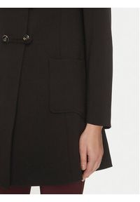 Motivi Płaszcz przejściowy 0034Q000521N Czarny Regular Fit. Kolor: czarny. Materiał: syntetyk, wiskoza #5