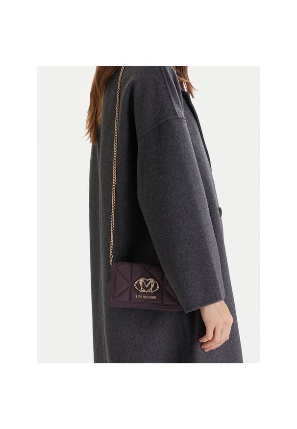 Love Moschino - Torebka LOVE MOSCHINO. Kolor: fioletowy